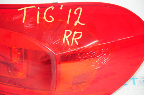 Lamp outer wing right VW Tiguan 12-18 rest web on glass