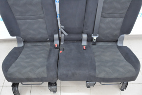 Rear seat row 2 Nissan Rogue 14-16 cloth black