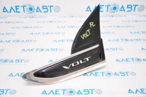 Molding emblem wing left Chevrolet Volt 11-15 broken guide