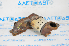 Exhaust manifold with catalytic converter for Hyundai Santa FE Sport 13-16 pre-restoration 2.4, rusty