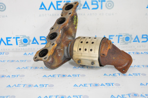 Exhaust manifold with catalytic converter for Hyundai Santa FE Sport 13-16 pre-restoration 2.4, rusty