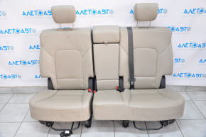 Rear row of seats 2 row Hyundai Santa FE Sport 13-16 pre-rest, beige leather