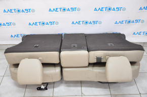Rear row of seats 2 row Hyundai Santa FE Sport 13-16 pre-rest, beige leather