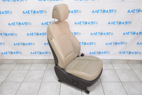 Passenger seat Hyundai Santa FE Sport 13-16 pre-rest, without airbag, electric, beige leather
