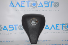 Airbag in steering wheel driver Nissan Rogue 14-16 black dent on chrome