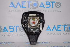 Airbag in steering wheel driver Nissan Rogue 14-16 black dent on chrome