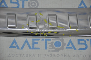 Nissan Rogue 14-17 Rear Bumper Cover Chrome Cracked