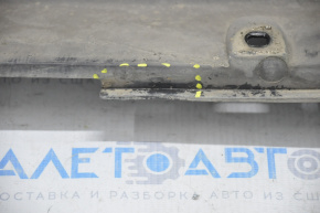 Right threshold Nissan Rogue 14-16 is dented, cracks are strengthened
