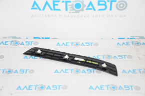 Rear left outer door sill plate for Toyota Avalon 13-15, black