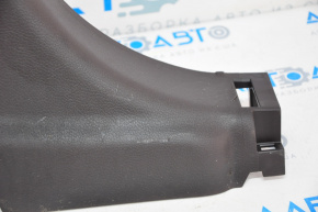 Center pillar trim lower left Hyundai Santa FE Sport 13-18 dark brown, scratch