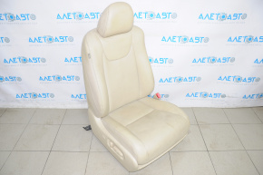 Passenger seat Lexus RX350 RX450h 10-12 without airbag, electric, beige leather, scuffs,