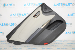 Rear left door panel for Toyota Avalon 13-15, black with gray insert