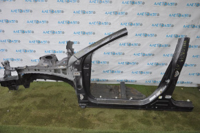 Front left quarter Toyota Avalon 13-18 gray, dented side member, with central pillar