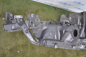Front left quarter Toyota Avalon 13-18 gray, dented side member, with central pillar
