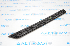 Door sill trim front right outer Hyundai Santa FE Sport 13-18 black with chrome