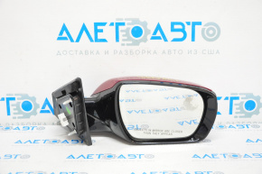 Right side mirror complete Hyundai Santa FE Sport 13-16 prerest 6 pins, turn signal, red