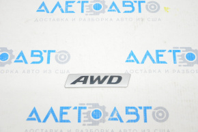 Emblem inscription AWD tailgate Hyundai Santa FE Sport 13-18