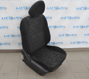 Passenger seat Nissan Rogue 14-15 without airbag, mechanical, cloth black