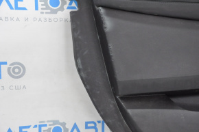 Door trim card front left Ford Edge 15-18 black with beige insert, dented
