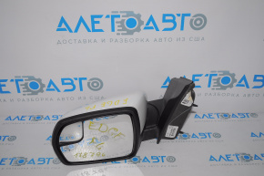 Left side mirror complete Ford Edge 15-18 7 pins, turn signal, heated, white, worn