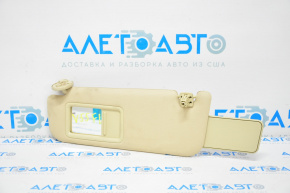 Left visor for Toyota Camry V55 15-17 USA beige