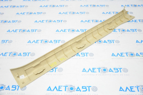 Door sill trim front left inner Toyota Camry v55 15-17 usa beige, rubbed