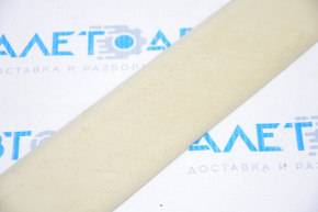 Door sill trim front left inner Toyota Camry v55 15-17 usa beige, rubbed