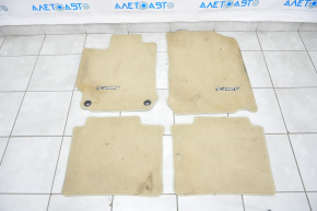Set of mats Toyota Camry v55 15-16 usa cloth beige