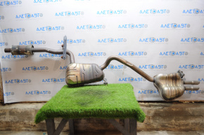 Rear muffler with barrel and middle section for VW Jetta 11-13 USA 2.5