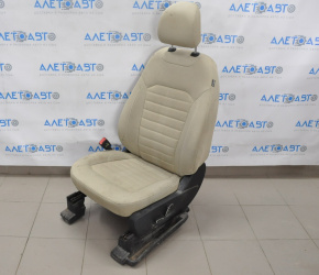 Driver's seat Ford Edge 15-24 without airbag, electric, cloth beige