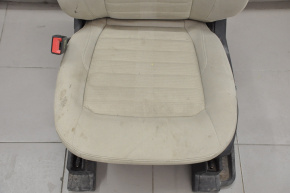 Driver's seat Ford Edge 15-24 without airbag, electric, cloth beige