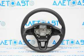 Steering wheel bare Ford Escape MK3 17-19 rest, rubber, black, without buttons