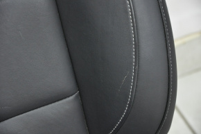 Passenger seat Infiniti QX30 17-19 without airbag, electric, leather black, worn