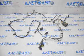 Wiring front bumper Ford Escape MK3 17-19 under fog lights, without parking sensors