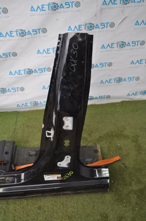 Front left quarter with central pillar Infiniti QX30 17-19 black, bent side member
