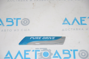 Emblem inscription PURE DRIVE tailgate Nissan Rogue 14-20
