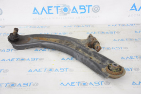 Lower front left arm Nissan Rogue 14-20 torn silent block and boot, rusty