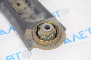 Lower front left arm Nissan Rogue 14-20 torn silent block and boot, rusty