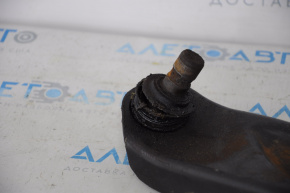 Lower front left arm Nissan Rogue 14-20 torn silent block and boot, rusty
