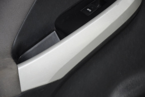 Door trim card rear left Toyota Prius 30 10-11 gray cloth, handle trim worn