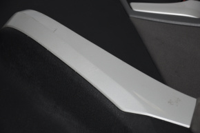 Door trim card rear right Toyota Prius 30 10-11 gray cloth, handle trim worn