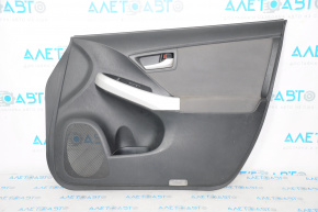Door trim card front right Toyota Prius 30 10-11 gray cloth, handle trim worn