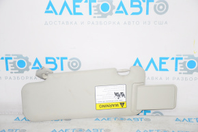 Right visor for Mazda 6 14-17, gray, without backlight, without hook
