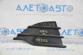 Front bumper grille right Ford Escape MK3 13-16 pre-rest gloss, broken fasteners