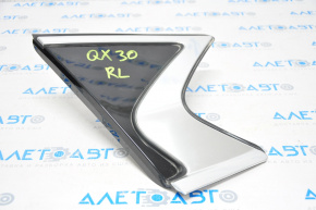 Window blind glass rear left Infiniti QX30 17-19 broken fasteners