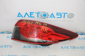Lamp outer wing right Mazda 6 16-17 usa rest, glass defect