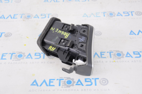 Right air duct Nissan Rogue 14-16 black