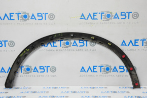 Rear right fender arch trim Nissan Rogue 14-20 black, scratches