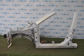 Front left quarter with center pillar Nissan Rogue 14-20 white