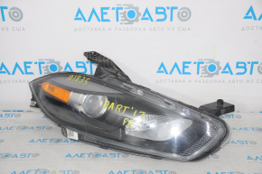 Headlight front right Dodge Dart 13-15 halogen black
